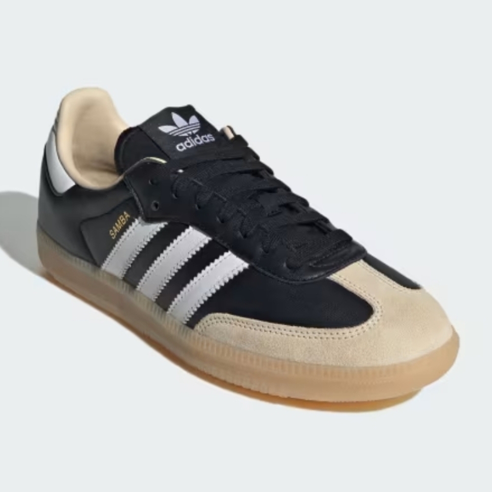 Adidas Originals Samba Og Woman Size 10/ New In BOX/ Tan Suede/ Black Leather